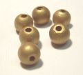 Holzperle gold 8mm