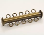 Schiebeverschluss 31mm Ant Brass Plated