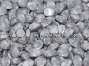 Pinch Beads 5mm - Chalk White Teracota Copper