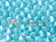 Pinch Beads 5mm - Alabaster Pastel Aqua