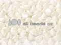 Pinch Beads 5mm - Chalk White Shimmer